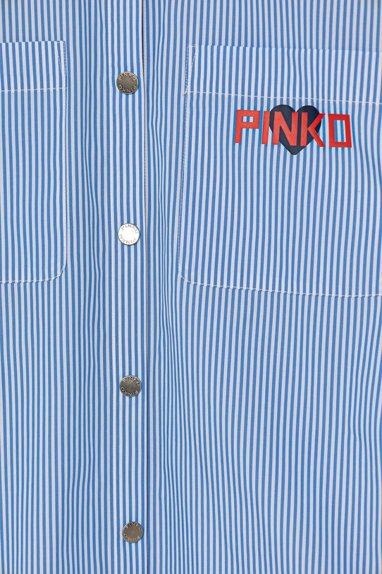 Dziewczynka Pinko koszula bawełniana dziecięca KFCA015.C.CR013 niebieski