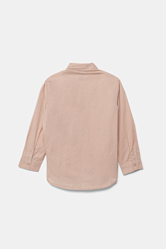Дитяча бавовняна сорочка United Colors of Benetton 5EW7CQ04A.G.seasonal рожевий AW25