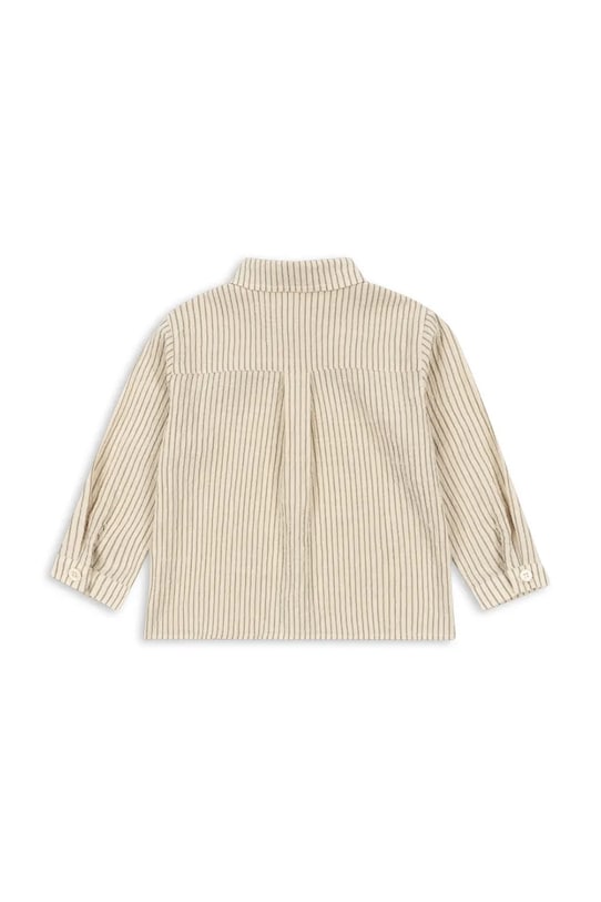Konges Sløjd koszula dziecięca ELLIOT LS SHIRT GOTS KS103801.9BYA beżowy AW25