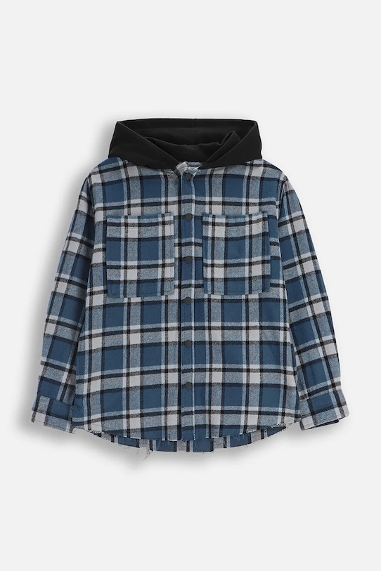 Детска памучна риза Coccodrillo каре син ZC5136401CBJ