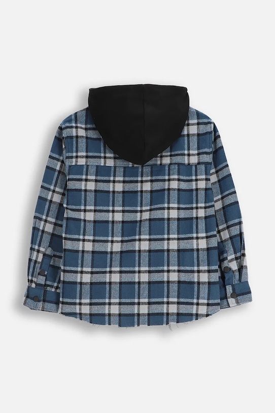 Детска памучна риза Coccodrillo ZC5136401CBJ син AW25