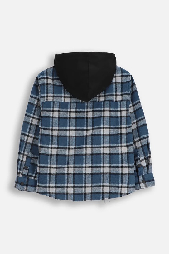 Coccodrillo cămașă de bumbac pentru copii ZC5136401CBJ turcoaz AW25