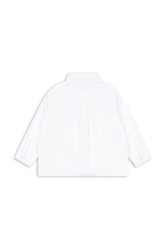 Konges Sløjd koszula bawełniana dziecięca RAY SHIRT GOTS KS104408.9BYA biały AW25