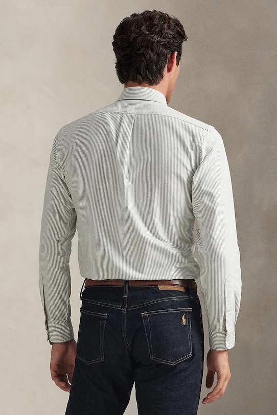 Polo Ralph Lauren koszula bawełniana 710953704 beżowy SS26