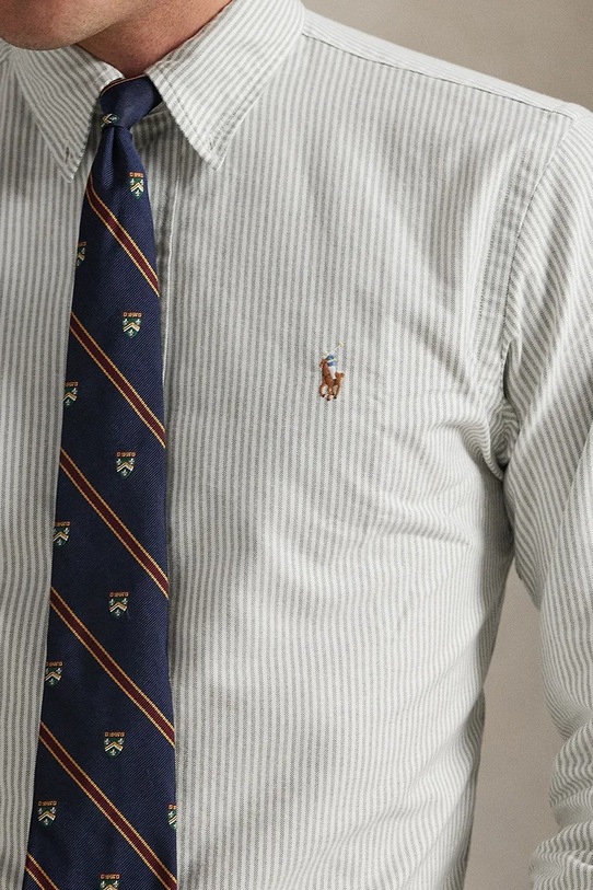 Odzież Polo Ralph Lauren koszula bawełniana 710953704 beżowy