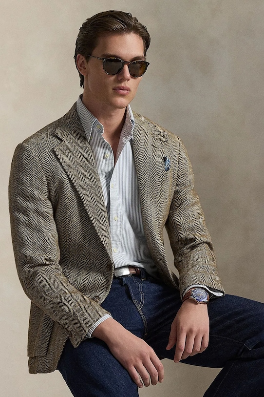 Памучна риза Polo Ralph Lauren 710953704 син