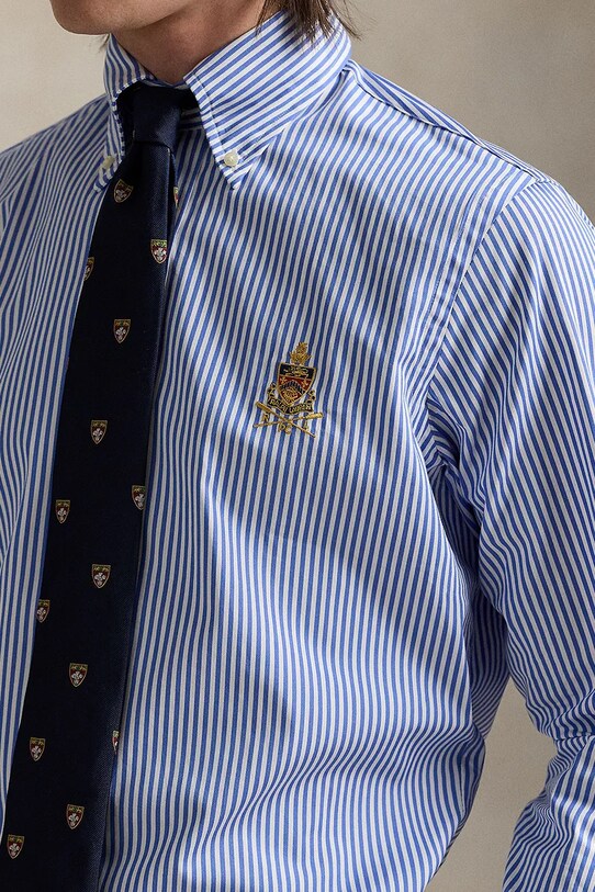 Ρούχα Πουκάμισο Polo Ralph Lauren 710965413 μπλε