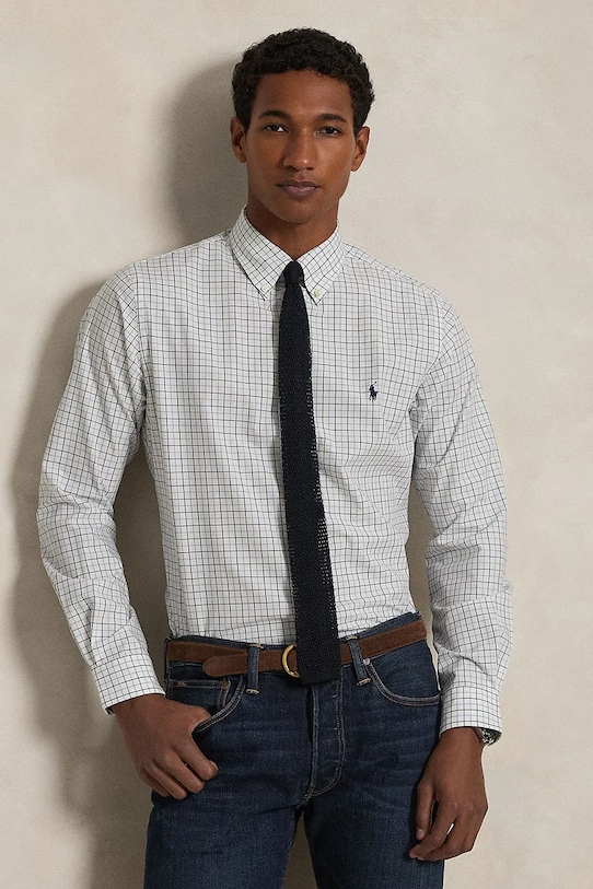 Košeľa Polo Ralph Lauren regular modrá 710968937