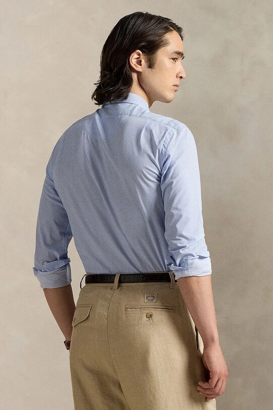 Polo Ralph Lauren koszula 710974530 niebieski AW25