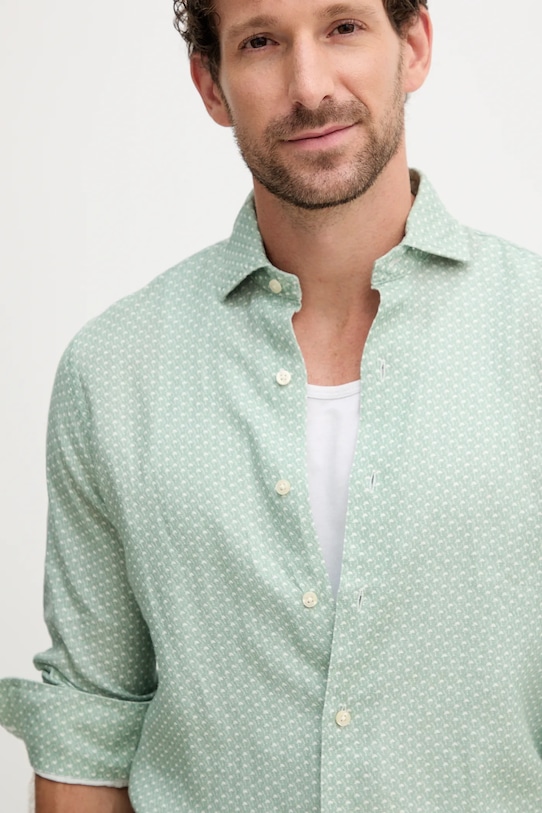 Polo Ralph Lauren koszula lniana zielony 710974546