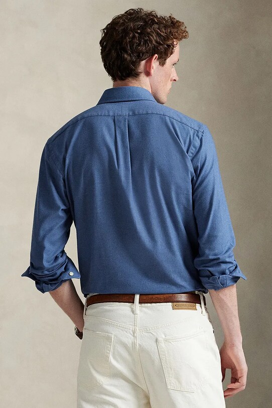 Polo Ralph Lauren koszula 710974540 niebieski AW25