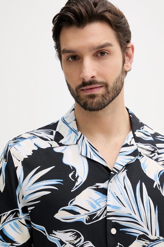 Košeľa Tommy Hilfiger čierna MW0MW39449