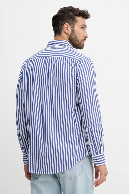 Odzież Tommy Hilfiger koszula bawełniana MW0MW39451 fioletowy