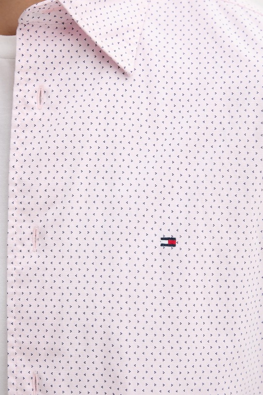 Бавовняна сорочка Tommy Hilfiger MW0MW39438 рожевий