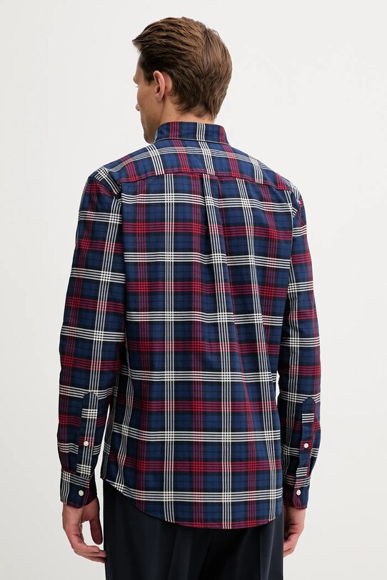 Îmbrăcăminte Tommy Hilfiger cămașă din bumbac MW0MW39681 bleumarin