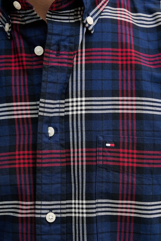 Tommy Hilfiger cămașă din bumbac MW0MW39681 bleumarin
