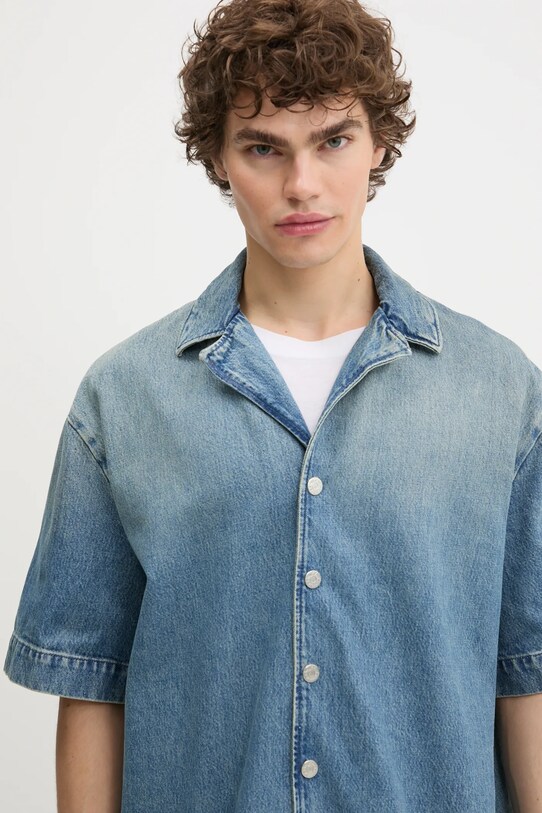 Won Hundred cămașă jeans albastru 3776.15028