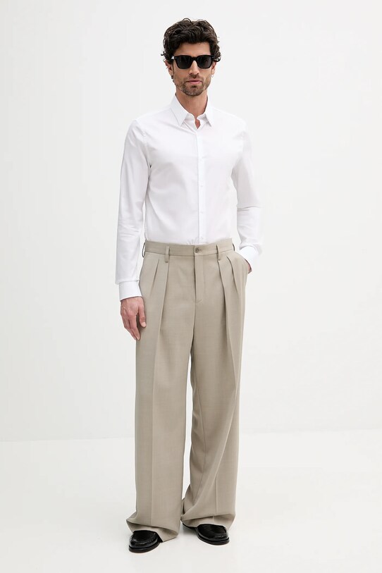 Calvin Klein koszula LV019EU030 biały AW25