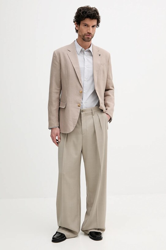 Calvin Klein koszula LV040BM108 biały AW25