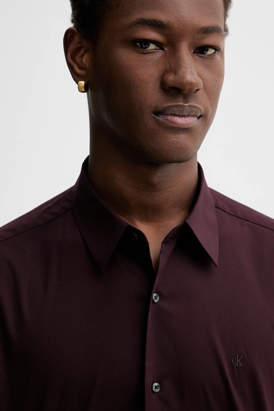 Calvin Klein koszula fioletowy LV04LB148G
