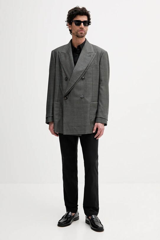Calvin Klein koszula LV04LB148G czarny AW25