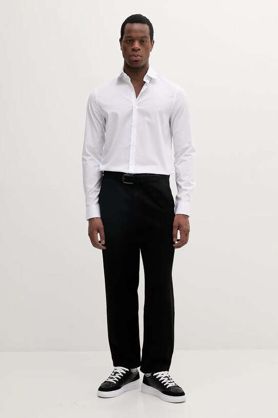Calvin Klein koszula LV019EU000 biały AW25
