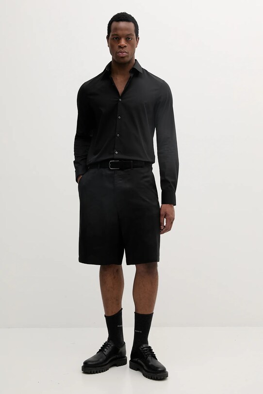Calvin Klein koszula LV019EU000 czarny AW25
