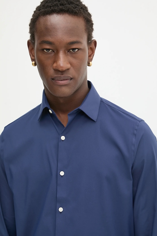 Calvin Klein cămașă bleumarin LV019EU025