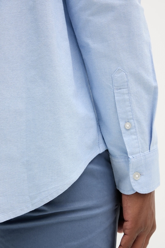 Бавовняна сорочка Tommy Jeans блакитний DM0DM21690