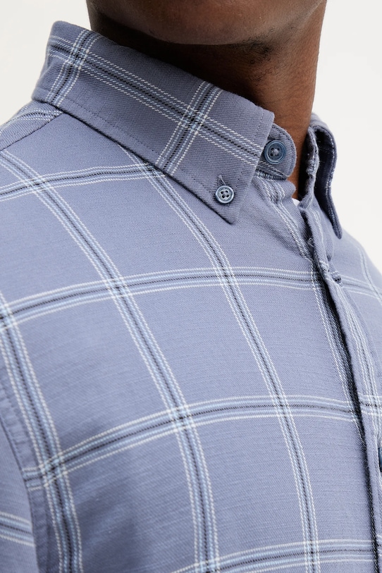 Tommy Jeans koszula bawełniana DM0DM21701 niebieski