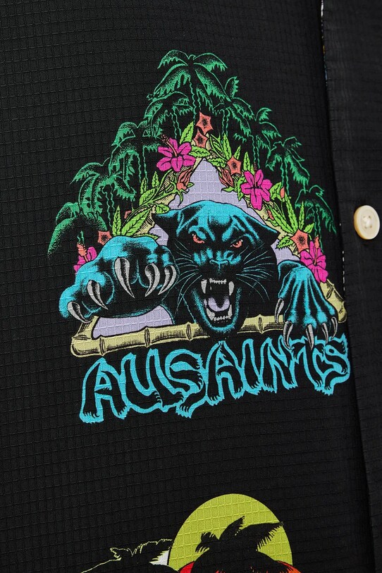 Odzież AllSaints koszula GNAR M059SC czarny