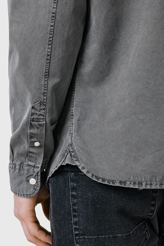 Ρούχα Πουκάμισο AllSaints BODHI M090SC γκρί