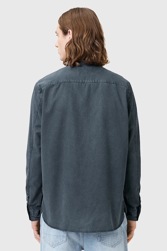 Πουκάμισο AllSaints BODHI σκούρο μπλε M090SC