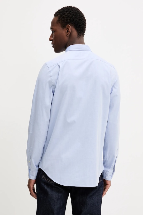 Odzież PS Paul Smith koszula bawełniana M2R.599R.PZEBRA niebieski