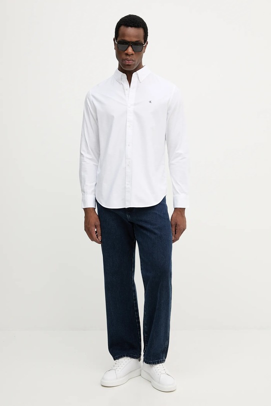 Calvin Klein Jeans koszula LV140EM125 biały AW25