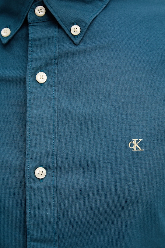 Calvin Klein Jeans koszula LV140EM125 turkusowy