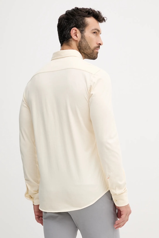 Îmbrăcăminte BOSS Orange cămașă din bumbac 50543089 bej