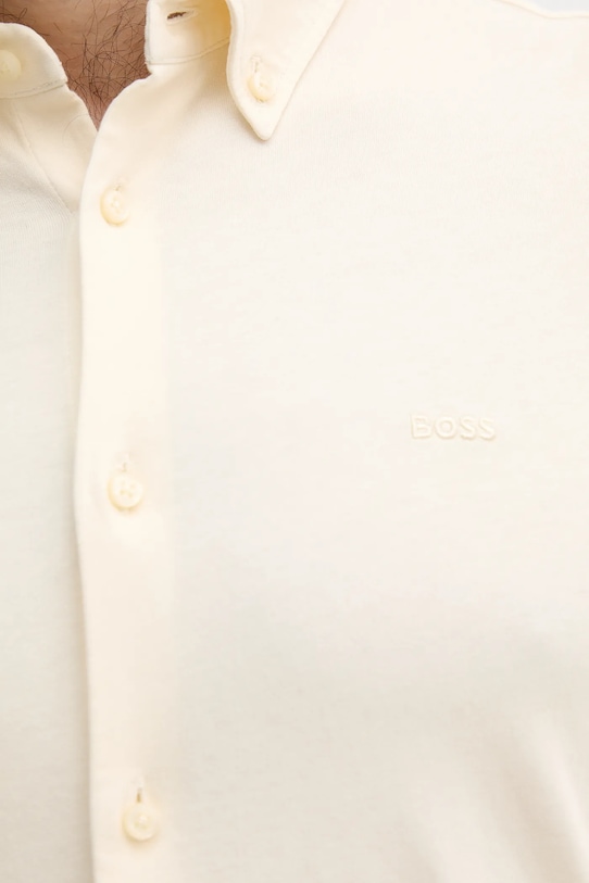 BOSS Orange cămașă din bumbac 50543089 bej