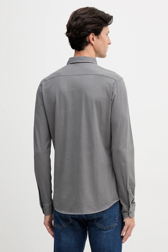 Odzież BOSS Orange koszula bawełniana 50543089 szary