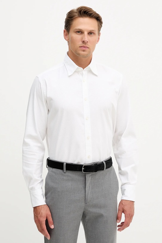 BOSS Orange camicia semplice bianco 50543498