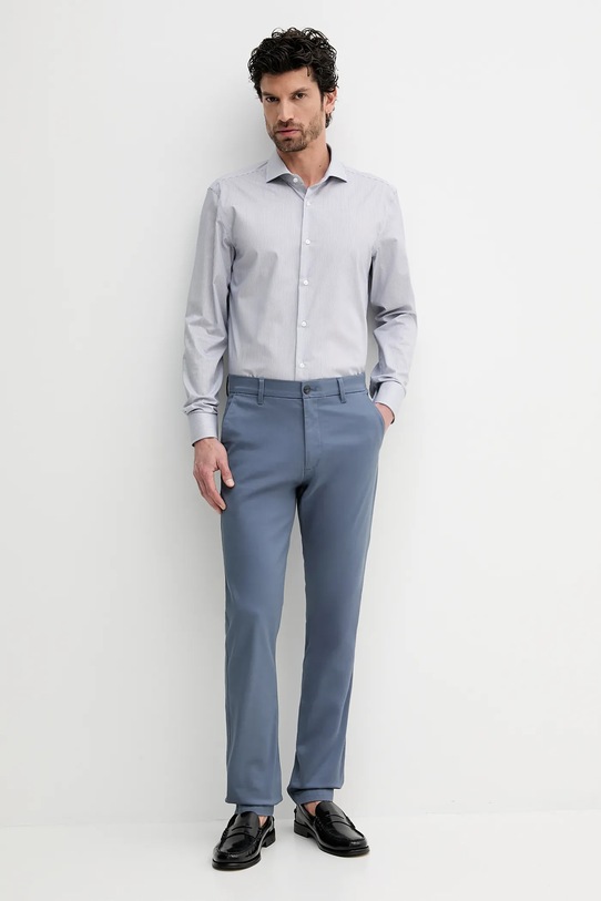 BOSS koszula bawełniana 50545826 niebieski AW25