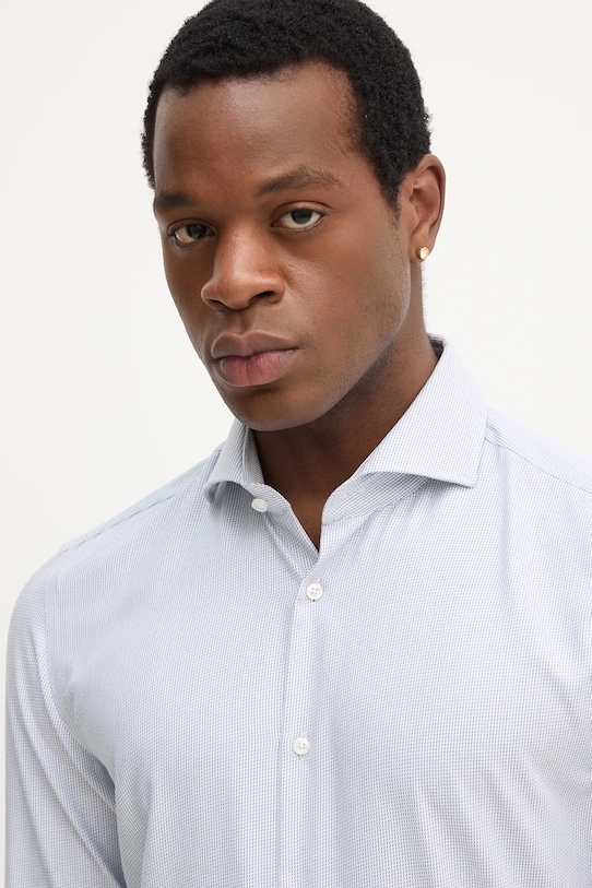 BOSS cămașă din bumbac albastru 50545945