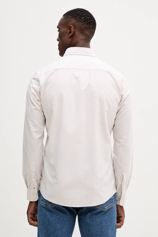 Oblečení Bavlněná košile BOSS 50544976 béžová