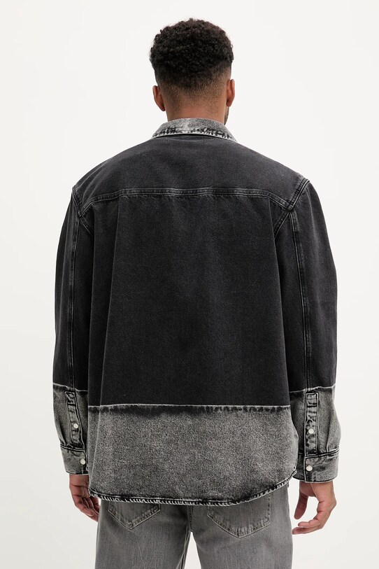 Oblečenie Rifľová košeľa Karl Lagerfeld Jeans A3M16003 čierna