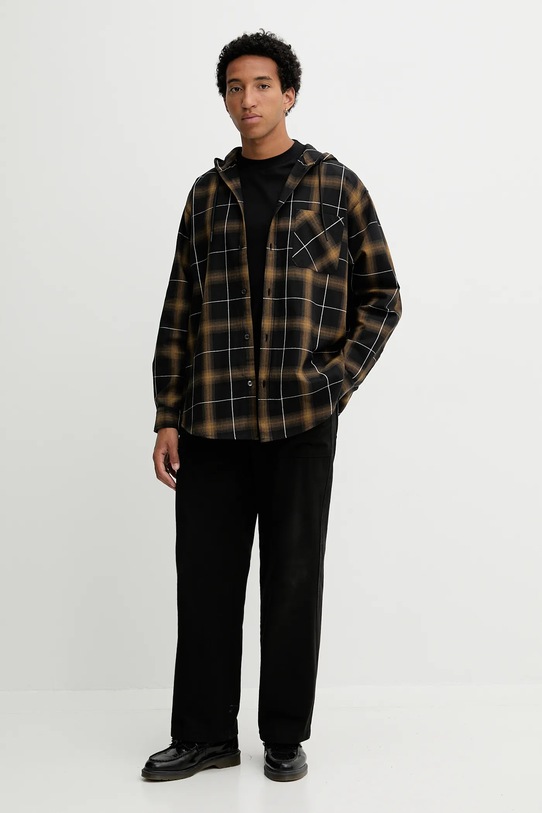 Hugo Blue cămașă din bumbac 50545262 negru AW25