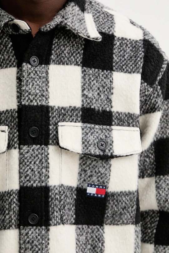 Tommy Jeans kurtka koszulowa czarny DM0DM22013