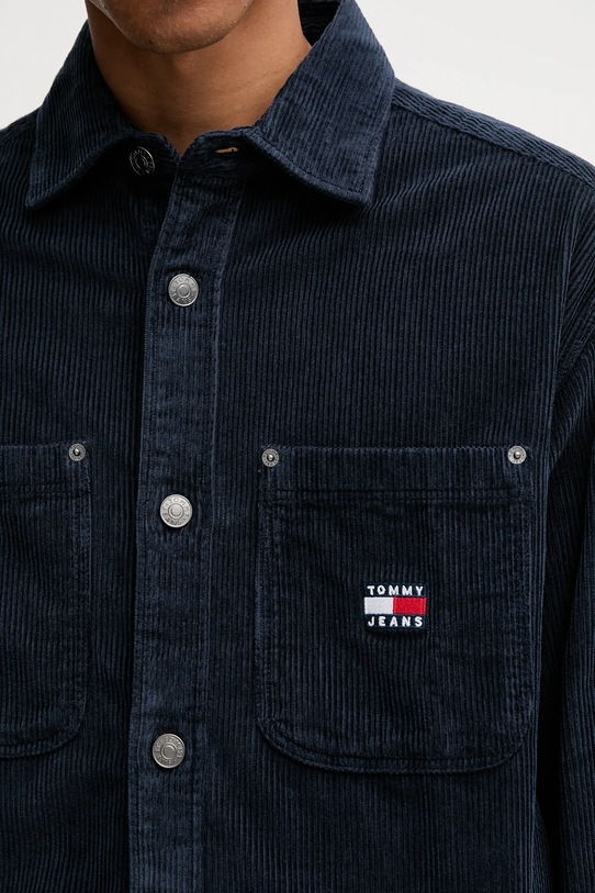 Tommy Jeans koszula sztruksowa DM0DM22016 granatowy