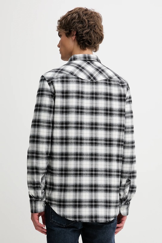 Ρούχα Βαμβακερό πουκάμισο Tommy Jeans DM0DM22019 μαύρο