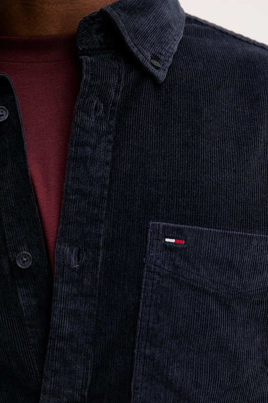 Вельветова сорочка Tommy Jeans DM0DM22021 темно-синій
