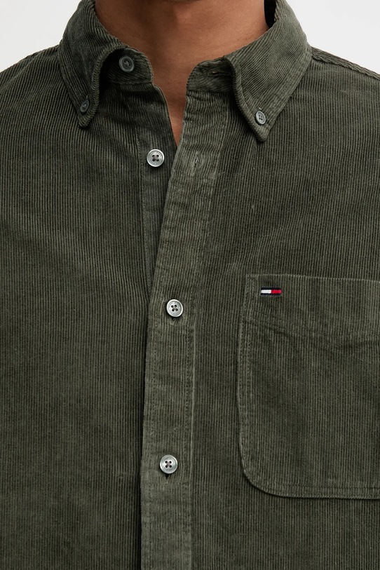 Tommy Jeans koszula sztruksowa DM0DM22021 zielony